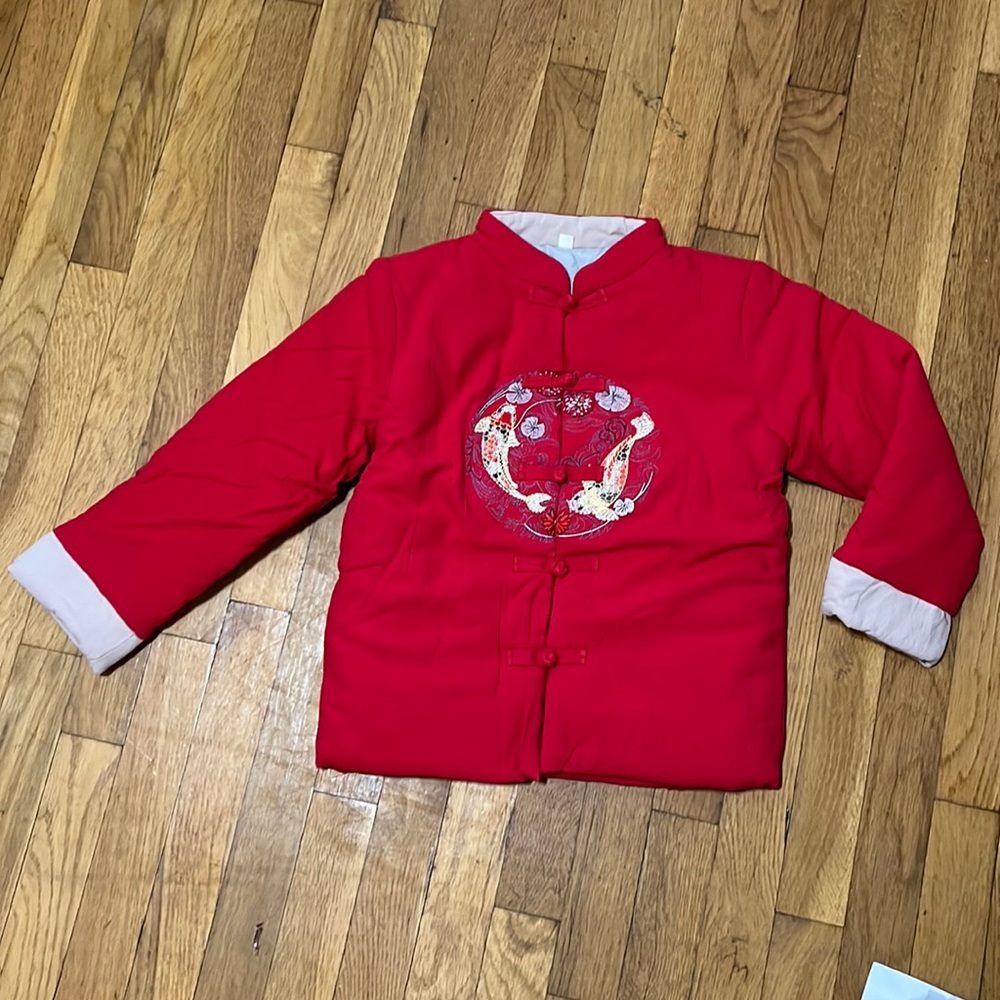 2024 Little Girls Boys Kids Chinese New Year Traditional Blouse Lunar New Year